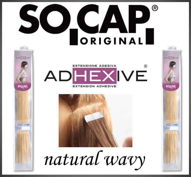 50 cm. Tape extensions natural weavy