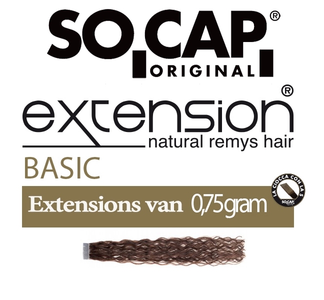 Socap 50/55 cm. permed curly