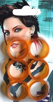 Schaar reserve ring set, Kleur: Oranje