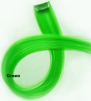 Clip-in synthetic, color: Light Green