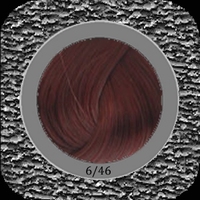 LK-6/46. - Kleur: Donker mahonie koper/blond