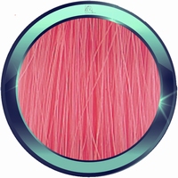 Straight human hair extensions 50 cm. Color: PINK