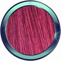 Straight human hair extensions 50 cm. Color: FUCSIA