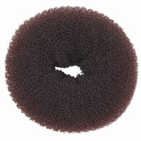 Haarknot ring medium, kleur: Bruin