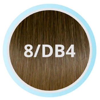 OMBRE Flat Ring-On Extensions, Lang:50 cm., Farbe 8/DB4