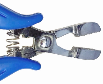 Removertool pre-bonded extensions. Handgrip Blue