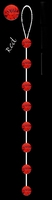 Swarovski Crystal, Farbe: RED