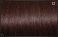 Eurosocap extensions, Kleur 32 (Intens mahonie) 50 cm.