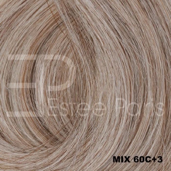 Estee Paris V-Part haarstuk 50 cm. kleur: 60C+3 - Mix