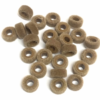 Furrley Invisible Microring, Kleur: 8 Light Brown