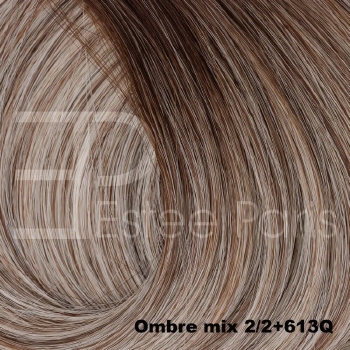 Estee Paris Genius weft 50 cm., krul., kleur: 2/2+613Q OMBRE