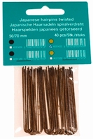 Japanese Hairpins. Colour: Bronz