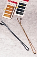 Roller pins hairgrips, Colour: Bronze