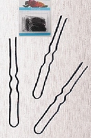 U-pins hair grips , Colour: Bronze