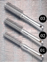 Hollow body radial brush, soft V-pins Ø 22 mm (03)