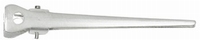 Aluminium verdeelclip - 55 mm. lang
