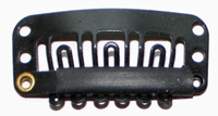 Smalle U-shape clip, kleur Zwart