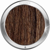 Hanna's Hair Wear weft straight 55/60 cm lang, kleur 6