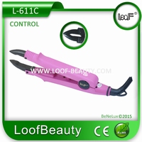 LOOF Hairextensions tang, kleur Pink, C-type smelt tip