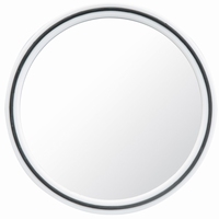 Magic salon Mirror  Ø 22 cm., color: White