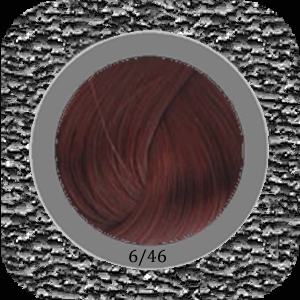 LK-6/46. - Kleur: Donker mahonie koper/blond