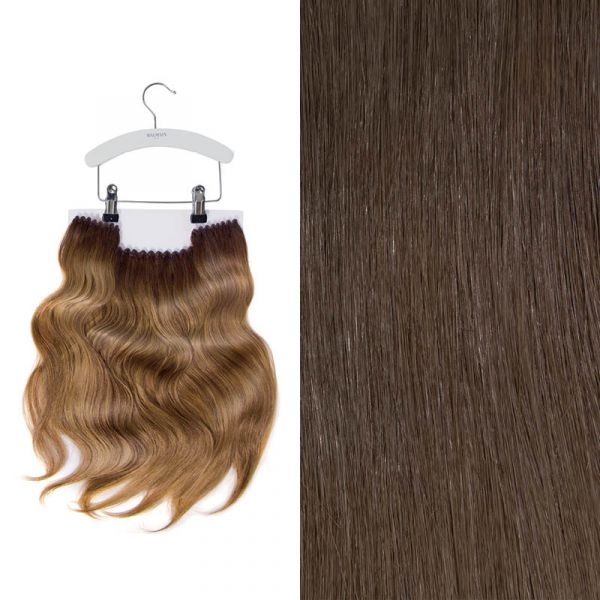 Clip-in Weft Set Human Hair 40cm. Farbe: DUBLIN