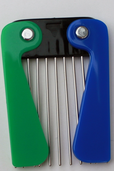 Afro Comb - Blue-Green
