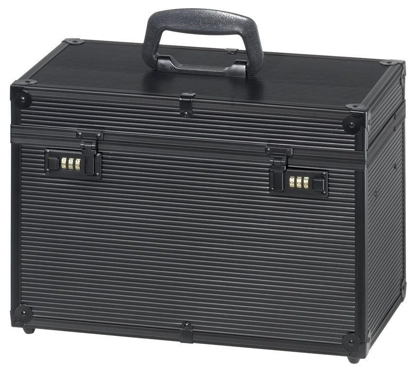Equipment case aluminium (Black) "Profi".