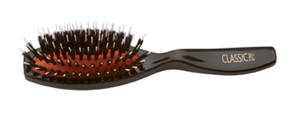 Brush,  boar bristles with nylon pins