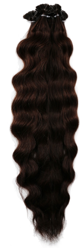 LUXURY Virgin Wavy 50/55 cm., #4 chestnut