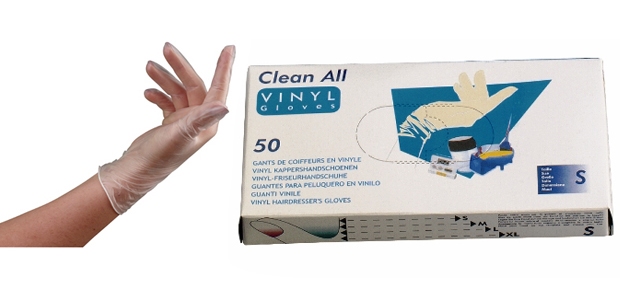 Vinyl handschoenen gepoederd-small