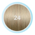 Flat Ring-On extensions, Kleur 24 (Diep As Blond), 50 cm