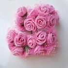 Rose PE foam Ø 2.2 cm, Color: Pink