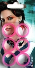 Schäre ring set, Farbe Rosa