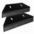 Hairextensions sorteer houder, zwart (schuin model)