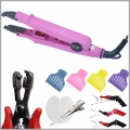 Hairextensions warmtetang set voor keratine bondings L-611A