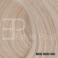 Estee Paris V-Part hairpiece 50 cm. Color:  60C+6C - Mix