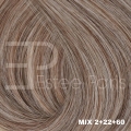 Estee Paris V-Part XL hairpiece 50 cm. Color:  2-22-60C - M