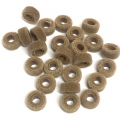 Furrley Invisible Microring, Kleur: 8 Light Brown