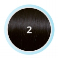 Seiseta Keratin Fusion 40 cm, Kleur 2 (Donkerbruin)