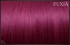 EuroSo.Cap bunte Farben Extensions, 50-55 cm.-Fucsia