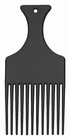Afro Black Comb