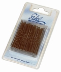 Wavy Hairgrips. Colour: Bronze