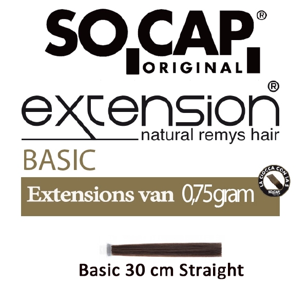 Socap 30/35 cm. natural straight