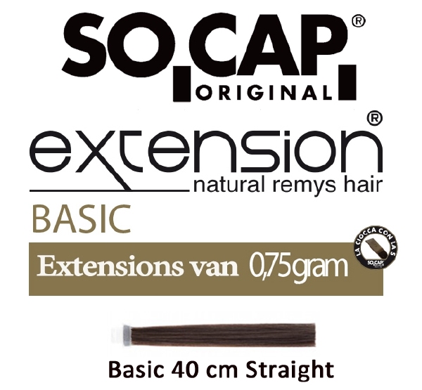 Socap 40/45 cm. natural straight