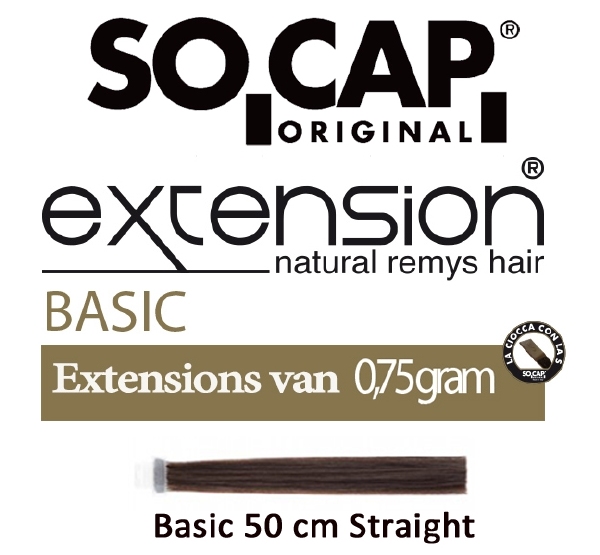 Socap 50/55 cm. natural straight